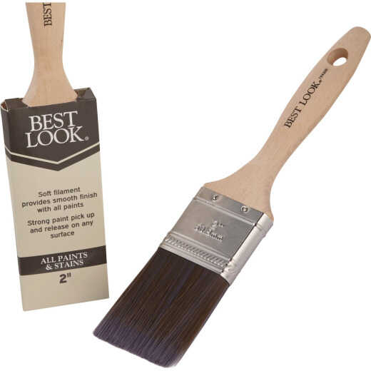 Best Look 2 In. Flat Polyester Paint Brush